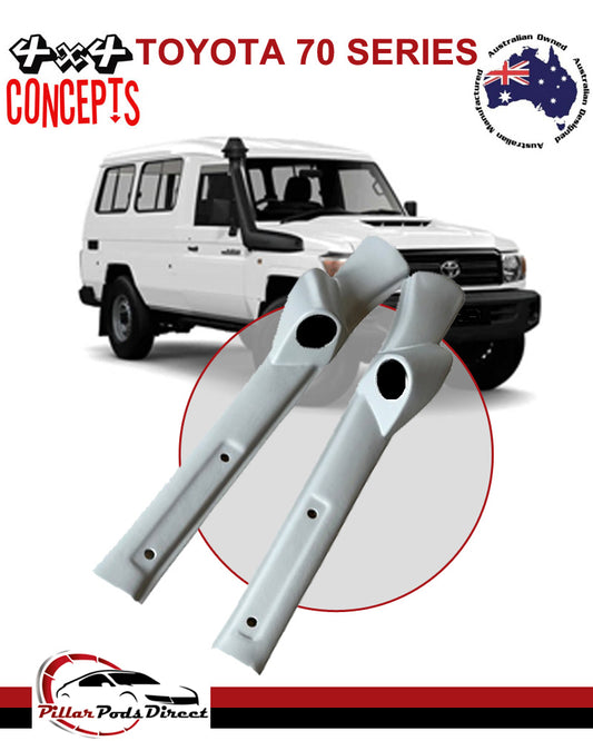 TOYOTA 70 SERIES EARLY TRIM RH & LH Side-Pair PAINTED FACTORY GREY